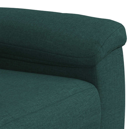 Bankstel 3 pcs Donkergroen Stof