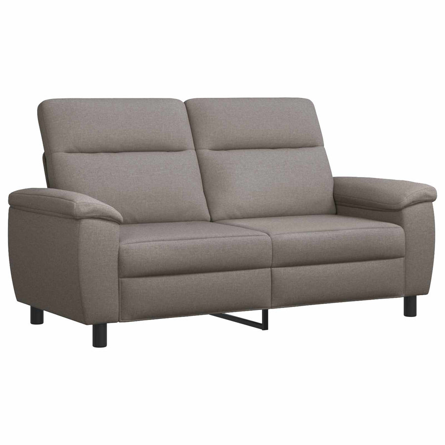 Bankstel 3 pcs Taupe Stof