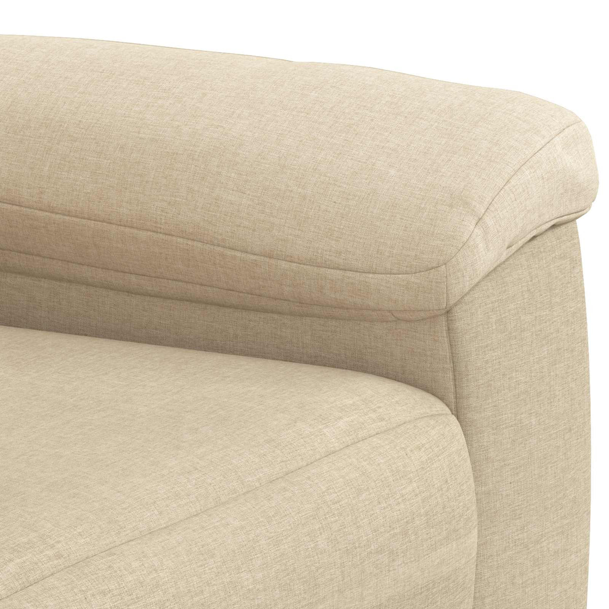 Bankstel 3 pcs Crèmekleurig Stof