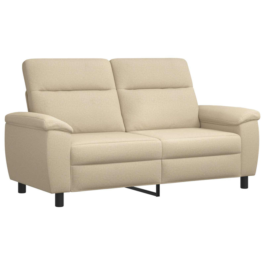 Bankstel 3 pcs Crèmekleurig Stof