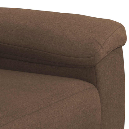 Bankstel 3 pcs Bruin Stof