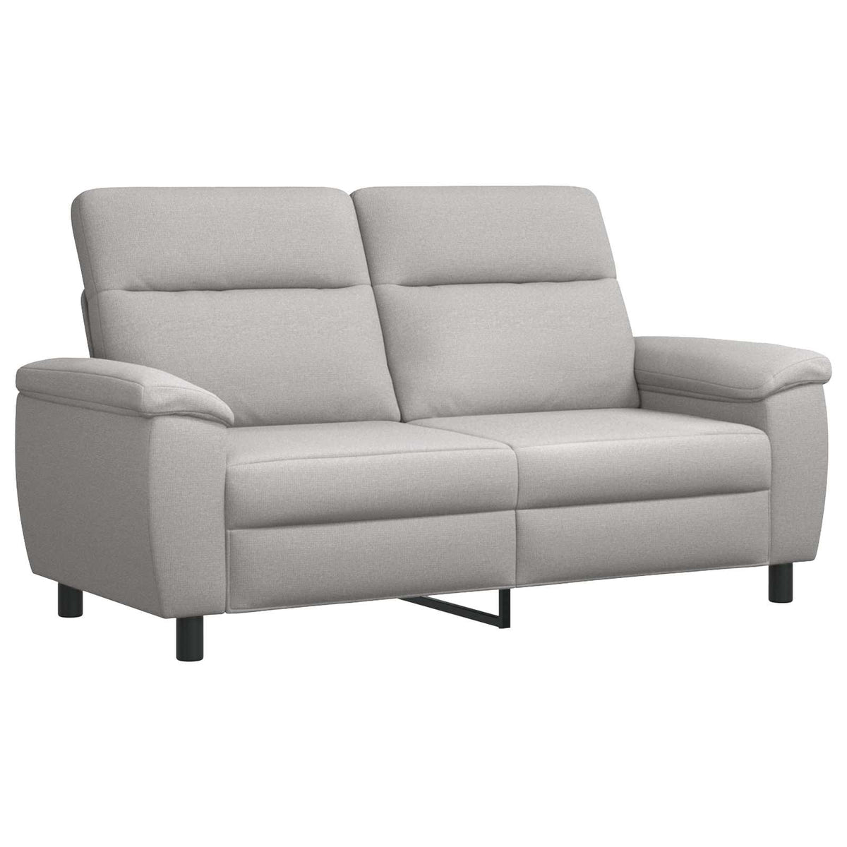 Bankstel 3 pcs Wolkengrijs Stof