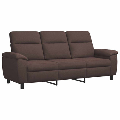 Bankstel 2 pcs Donkerbruin Stof
