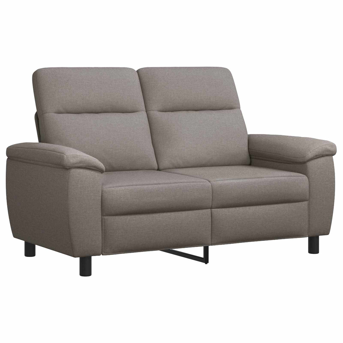 Bankstel 2 pcs Taupe Stof