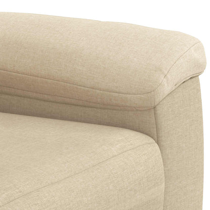 Bankstel 2 pcs Crèmekleurig Stof