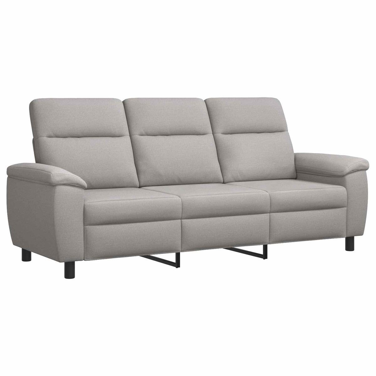 Bankstel 2 pcs Wolkengrijs Stof
