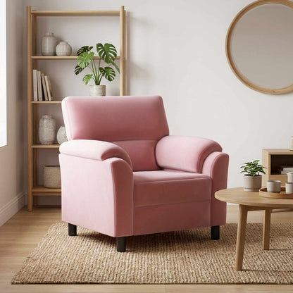 Bank Roze 94 x 85 x 93 cm fluweel