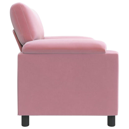 Bank Roze 94 x 85 x 93 cm fluweel
