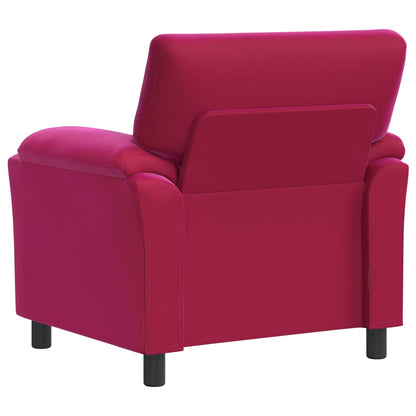 Bank Wijnrood 94 x 85 x 93 cm fluweel