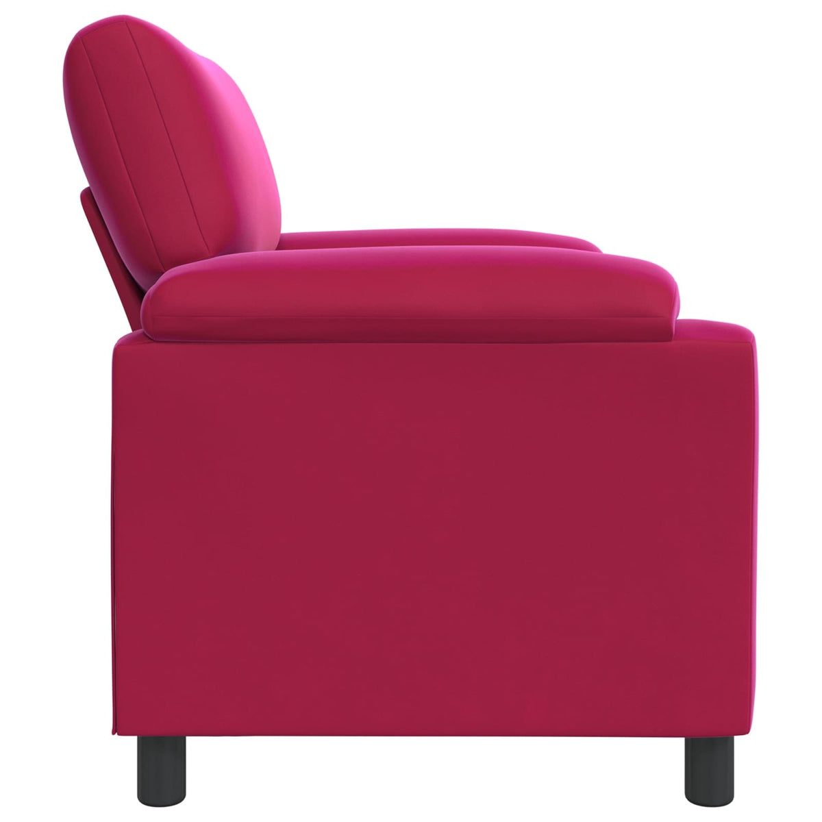 Bank Wijnrood 94 x 85 x 93 cm fluweel