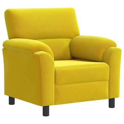 Bank Geel 94 x 85 x 93 cm fluweel