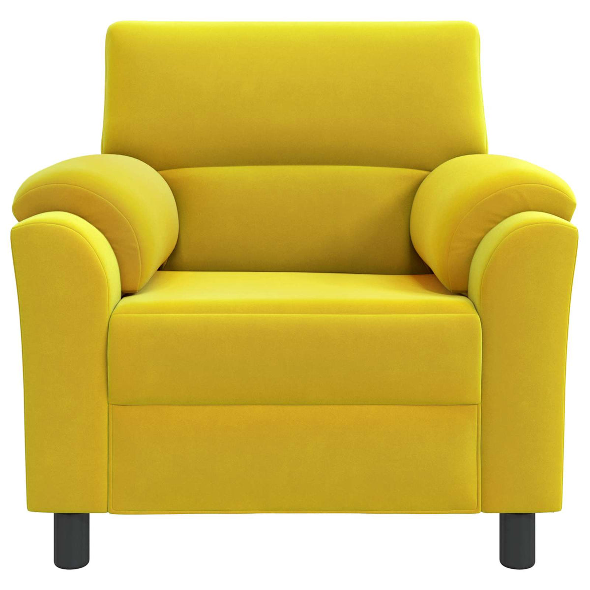 Bank Geel 94 x 85 x 93 cm fluweel
