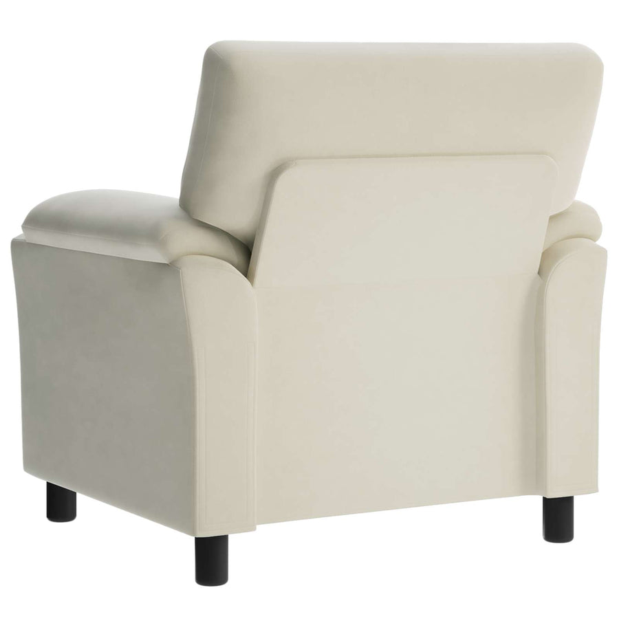 Bank Crèmekleurig 94 x 85 x 93 cm fluweel