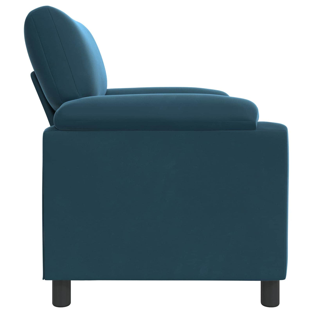 Bank Blauw 94 x 85 x 93 cm fluweel