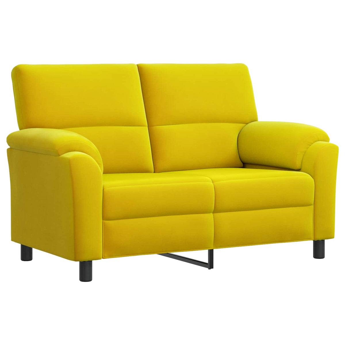 Bank Geel 154 x 85 x 93 cm fluweel