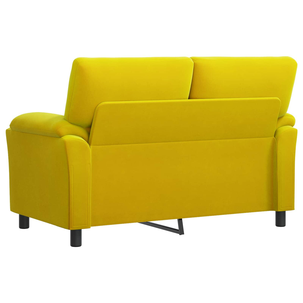Bank Geel 154 x 85 x 93 cm fluweel