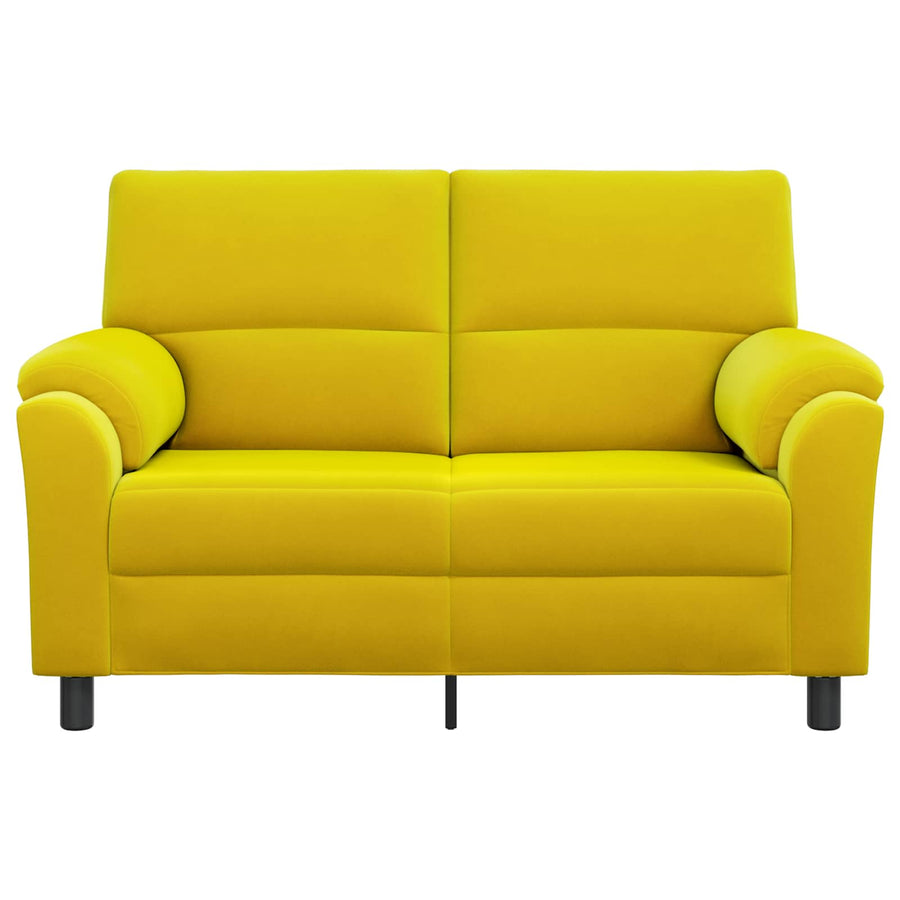 Bank Geel 154 x 85 x 93 cm fluweel