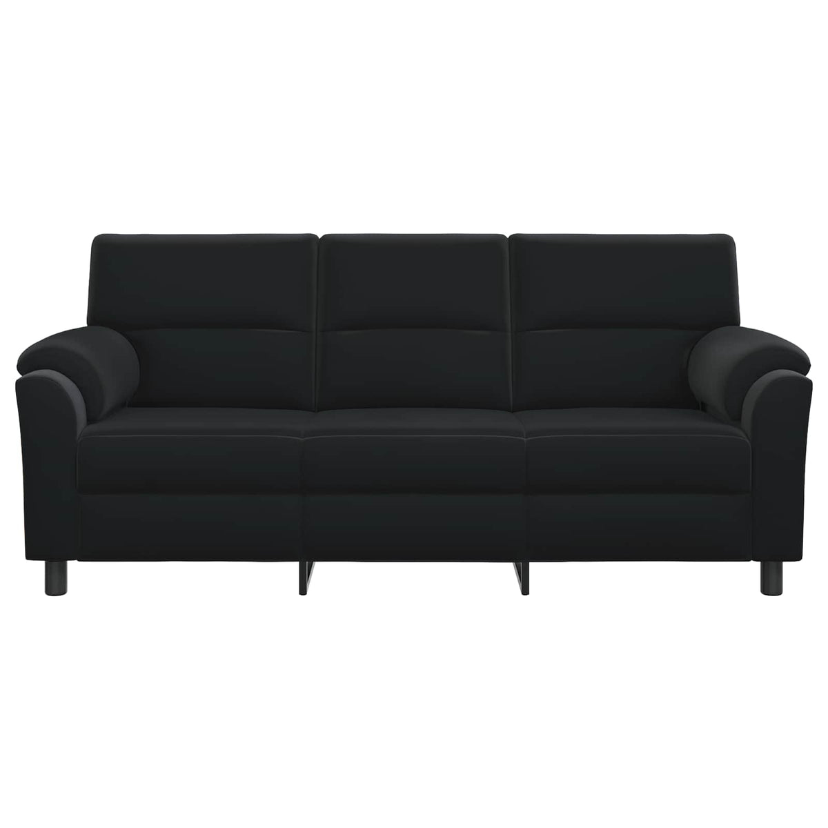 Bank Zwart 214 x 85 x 93 cm fluweel
