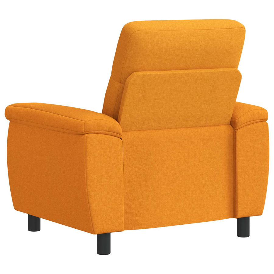 Bank Donkergeel 95 x 90 x 95 cm Stof