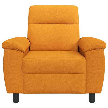 Bank Donkergeel 95 x 90 x 95 cm Stof