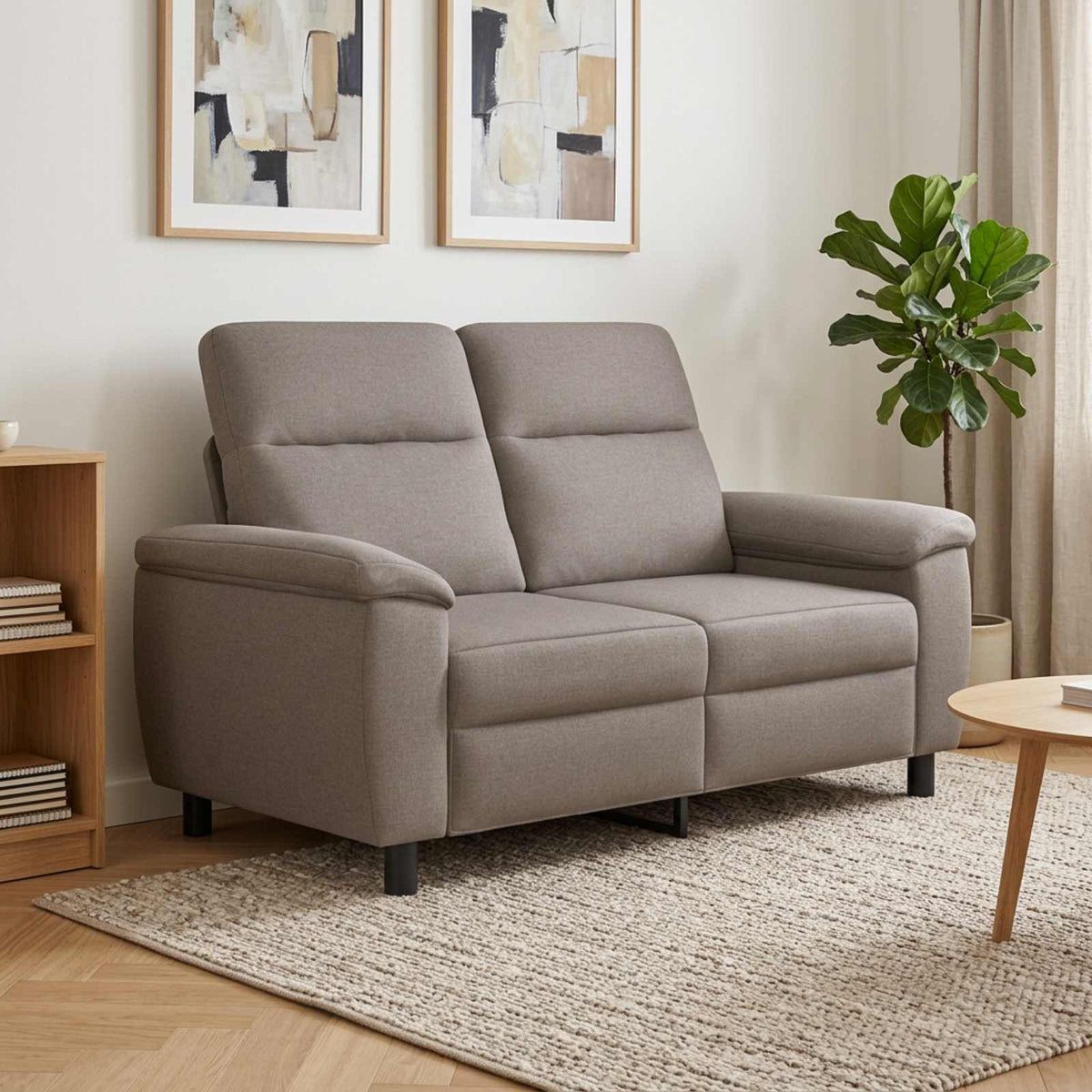 Bank Taupe 158 x 90 x 95 cm Stof