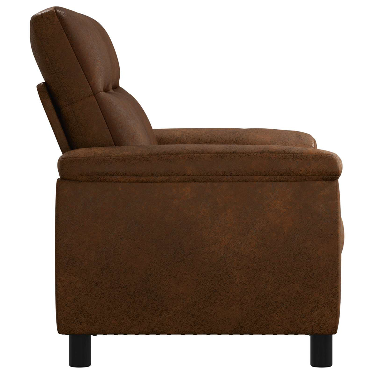 Bank Bruin 158 x 90 x 95 cm Nep Suede Leer
