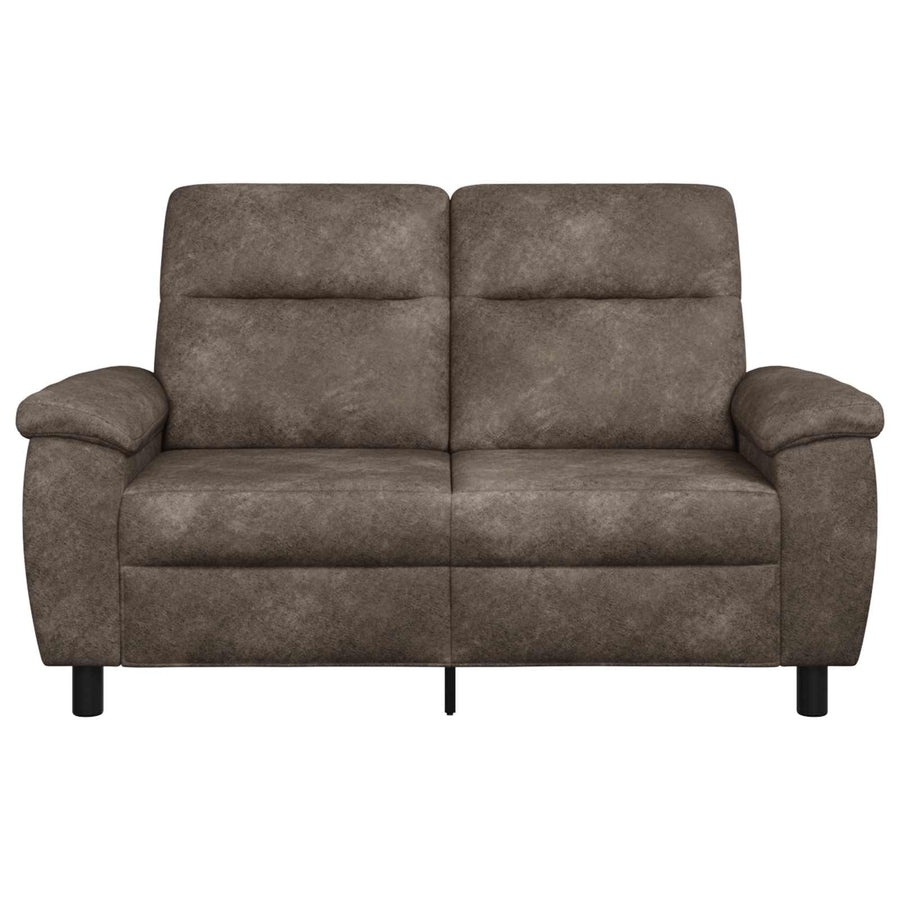 Bank Donkergrijs 158 x 90 x 95 cm Nep Suede Leer