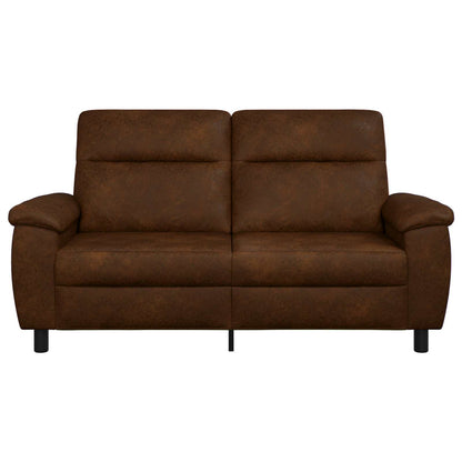 Bank Bruin 178 x 90 x 95 cm Nep Suede Leer
