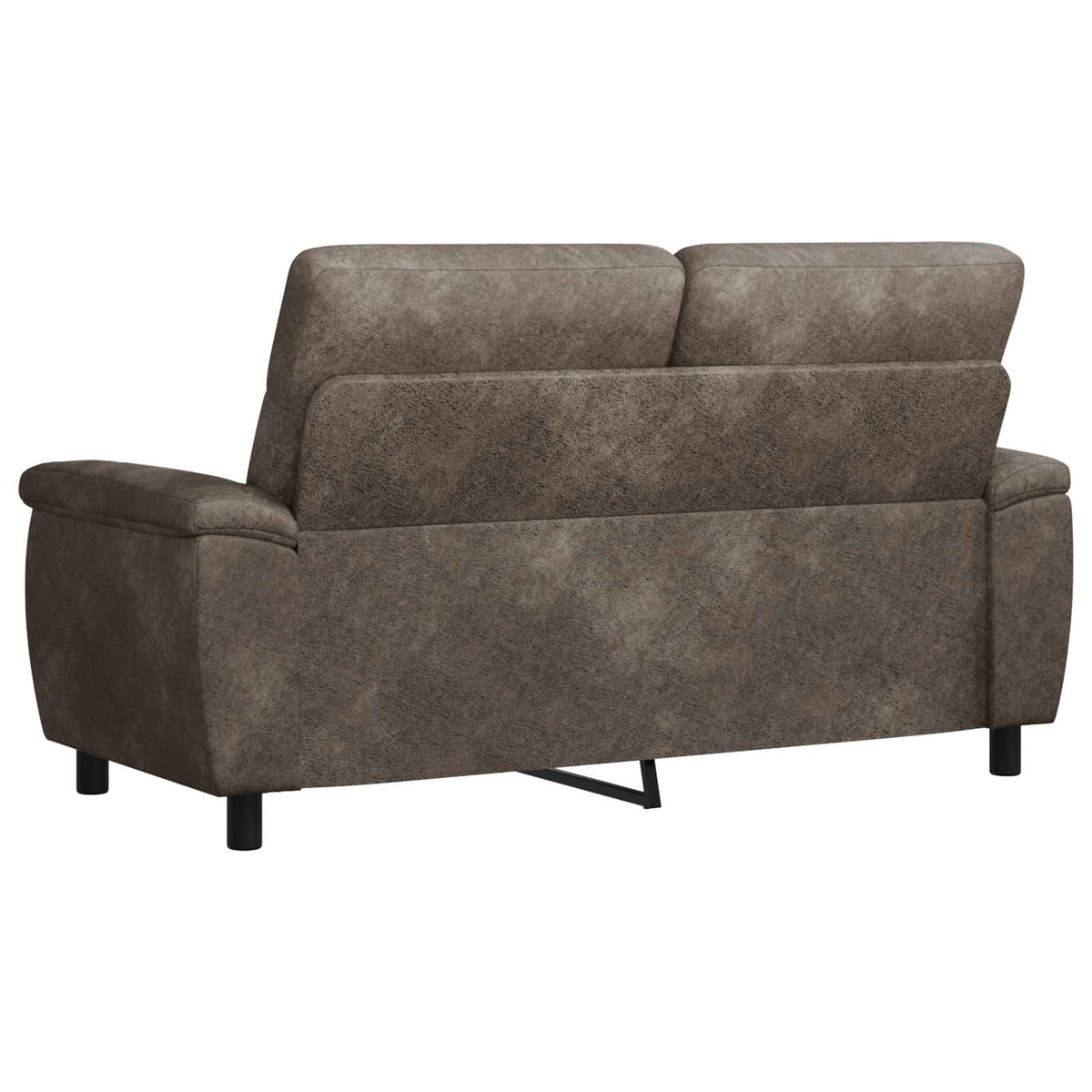 Bank Donkergrijs 178 x 90 x 95 cm Nep Suede Leer
