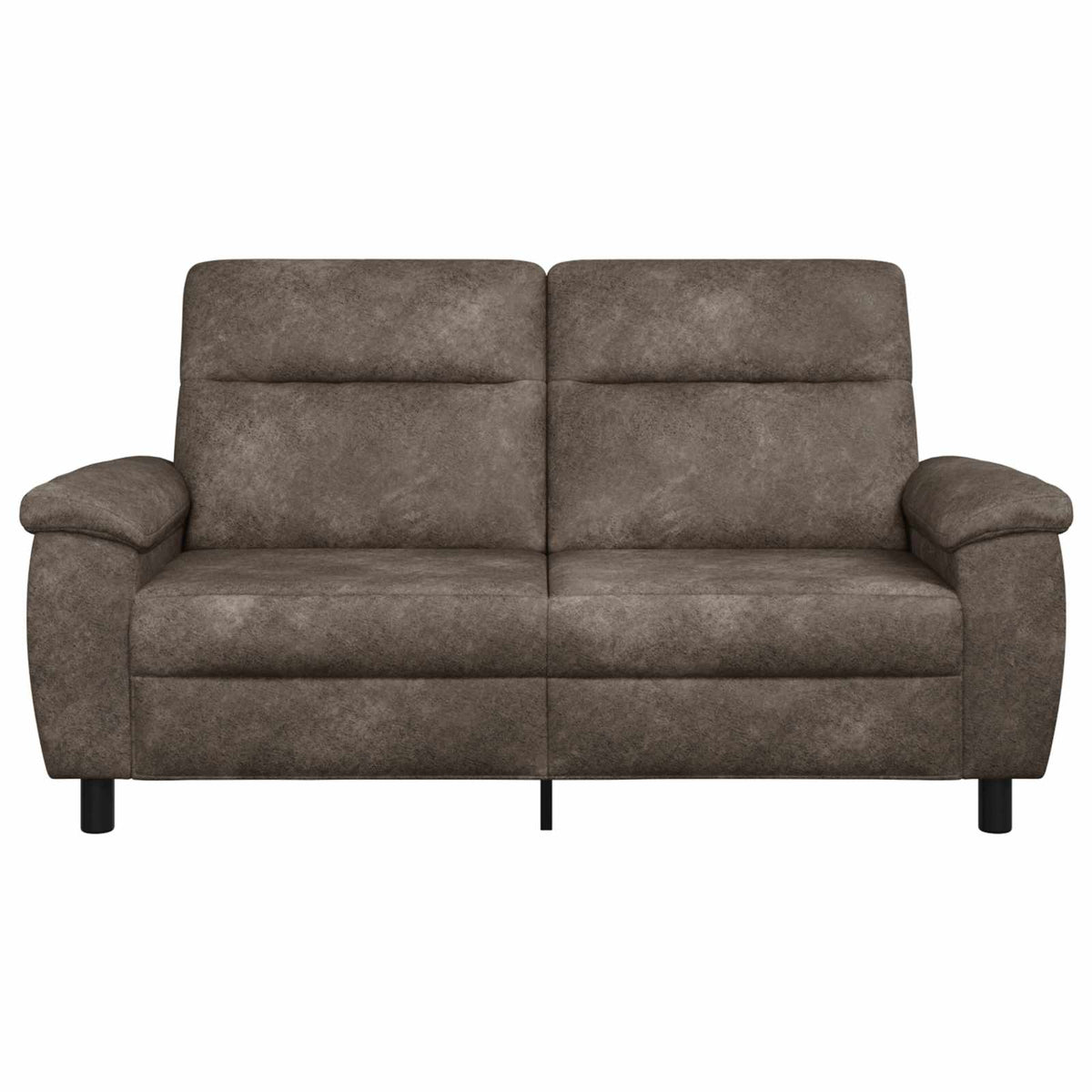 Bank Donkergrijs 178 x 90 x 95 cm Nep Suede Leer