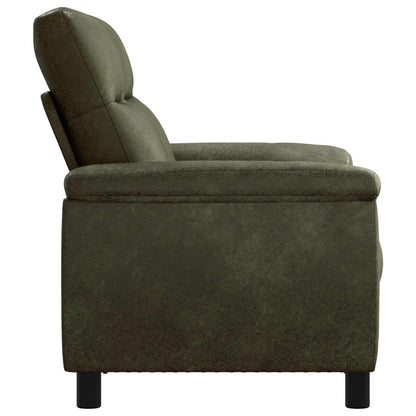 Bank Legergroen 178 x 90 x 95 cm Nep Suede Leer