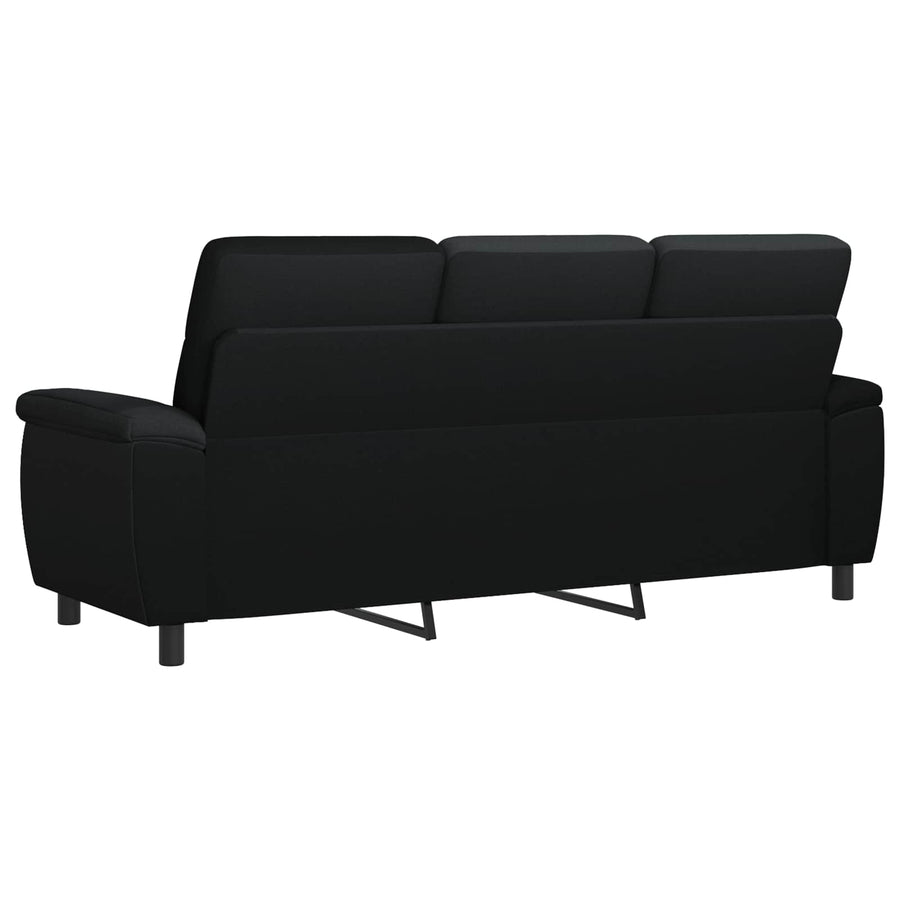 Bank Zwart 214 x 90 x 95 cm Stof