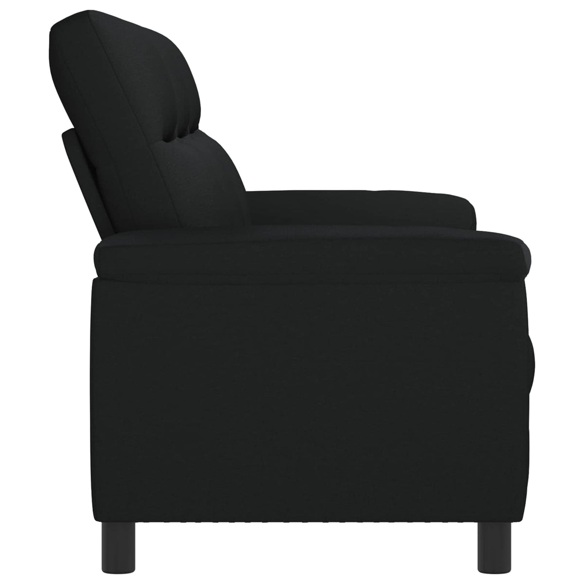 Bank Zwart 214 x 90 x 95 cm Stof