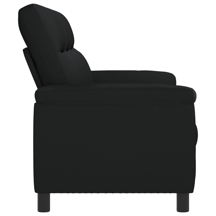 Bank Zwart 214 x 90 x 95 cm Stof