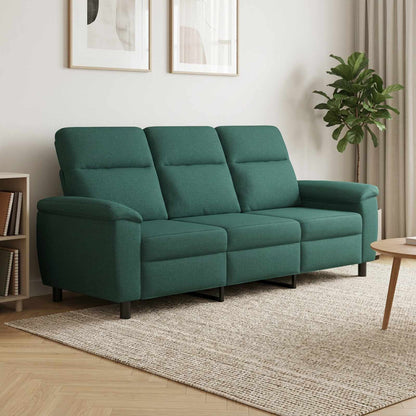 Bank Donkergroen 214 x 90 x 95 cm Stof