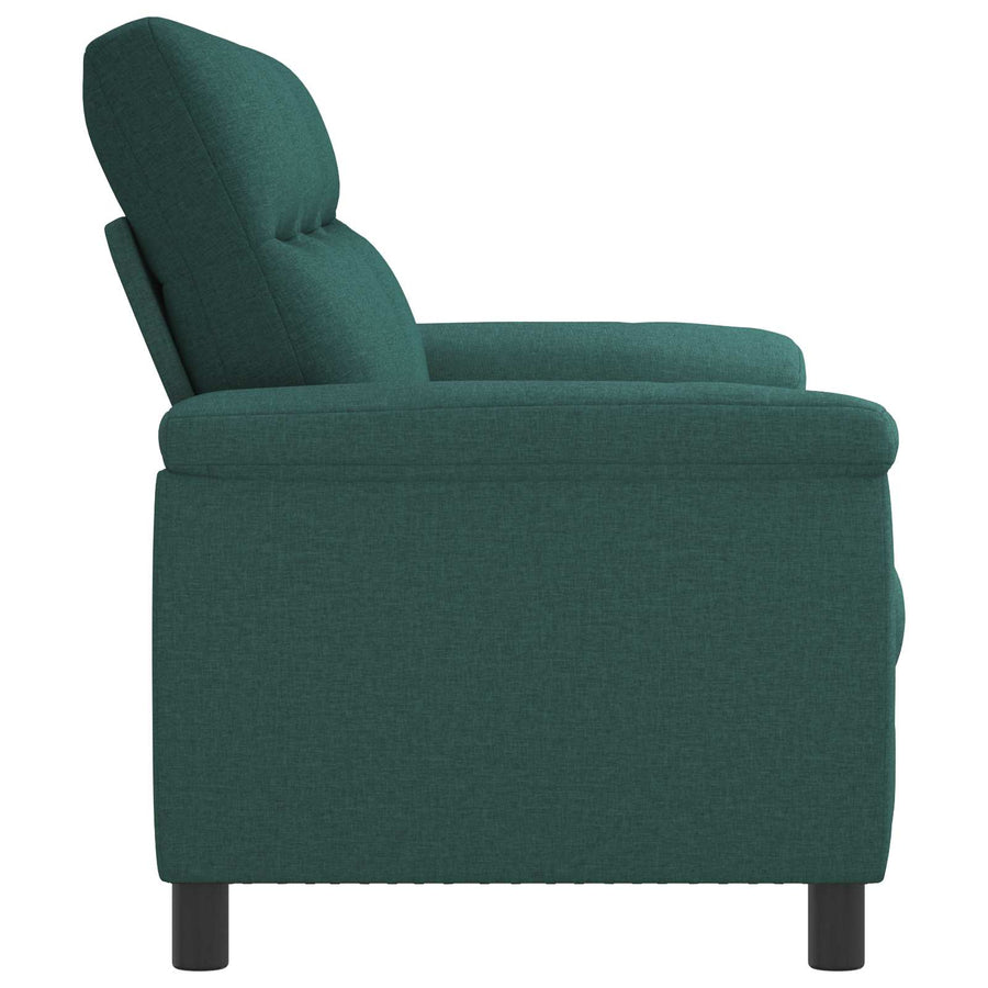 Bank Donkergroen 214 x 90 x 95 cm Stof