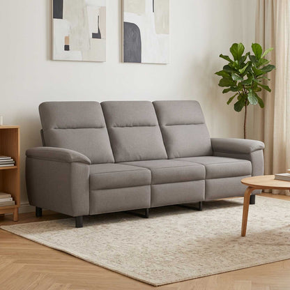 Bank Taupe 214 x 90 x 95 cm Stof