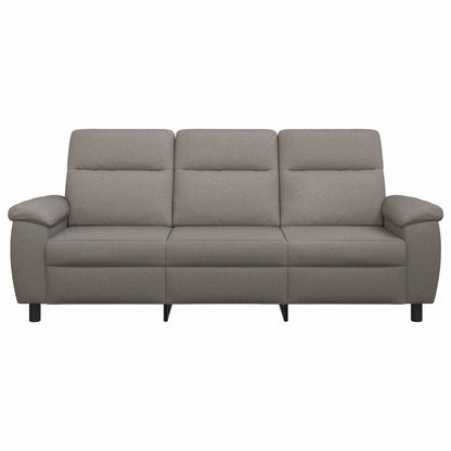 Bank Taupe 214 x 90 x 95 cm Stof