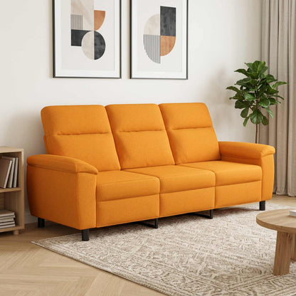 Bank Donkergeel 214 x 90 x 95 cm Stof