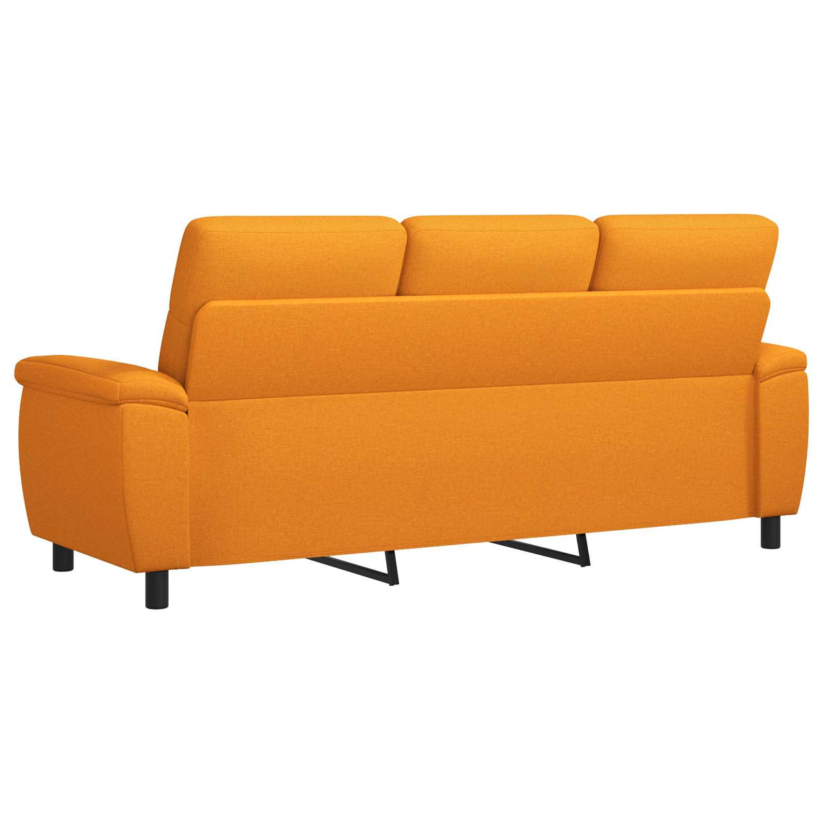 Bank Donkergeel 214 x 90 x 95 cm Stof
