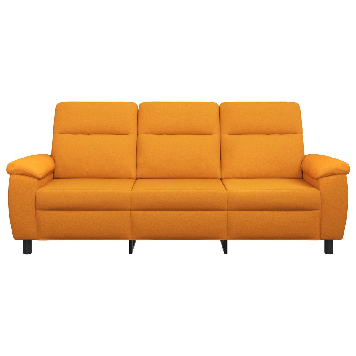 Bank Donkergeel 214 x 90 x 95 cm Stof