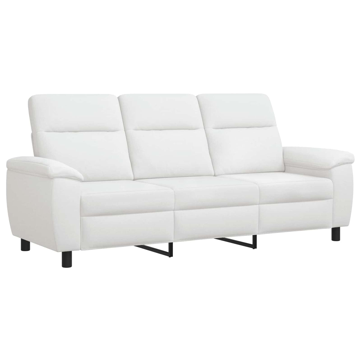 Bank Wit 214 x 90 x 95 cm Stof