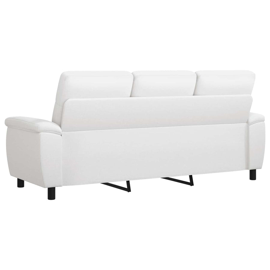 Bank Wit 214 x 90 x 95 cm Stof