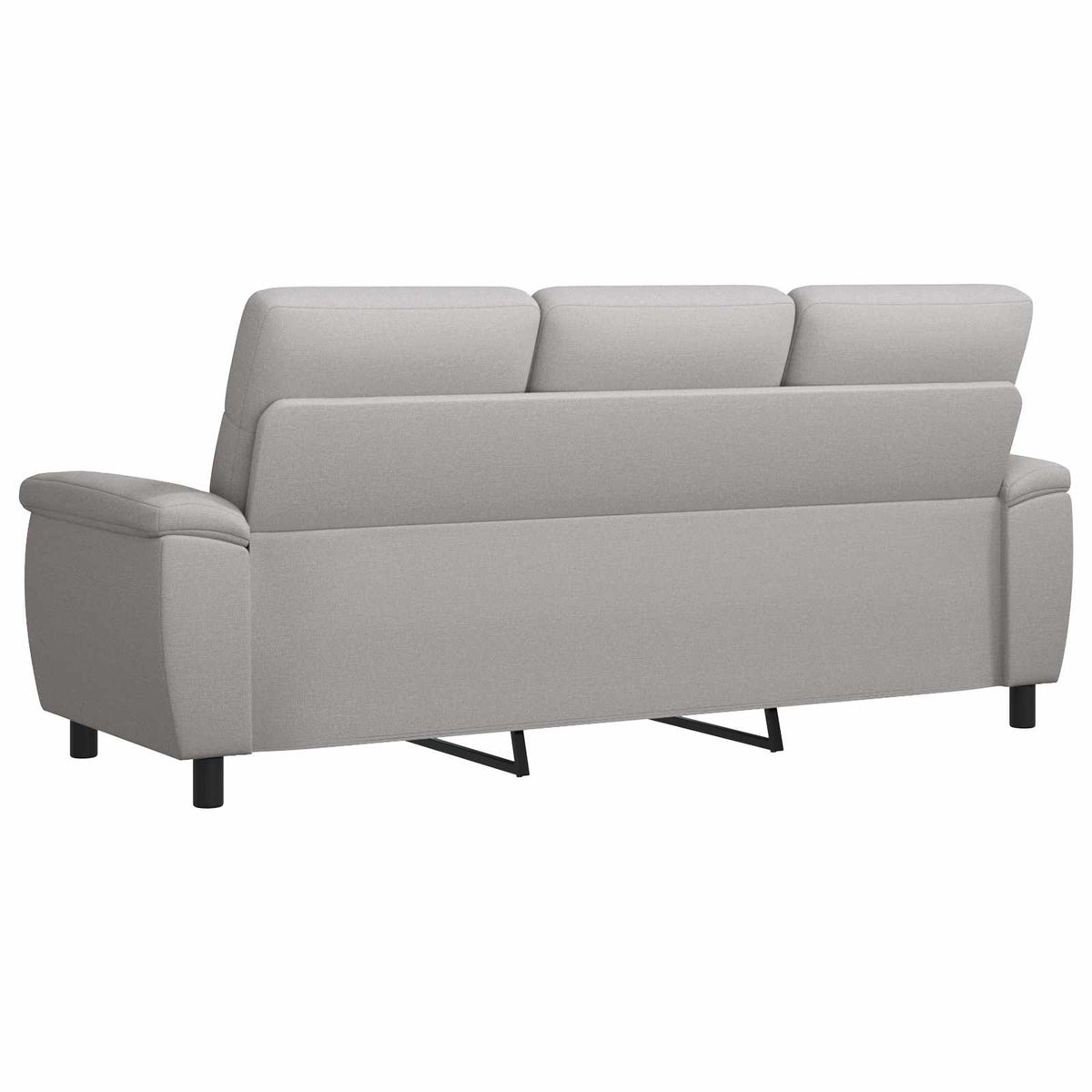 Bank Wolkengrijs 214 x 90 x 95 cm Stof