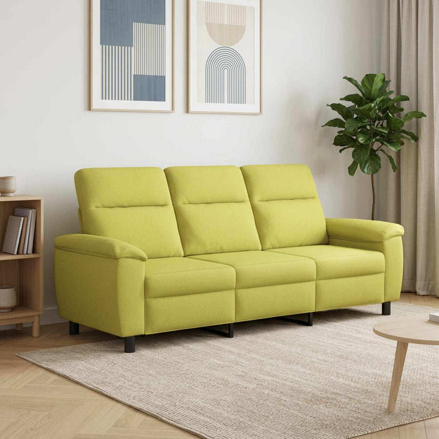 Bank Lichtgroen 214 x 90 x 95 cm Stof