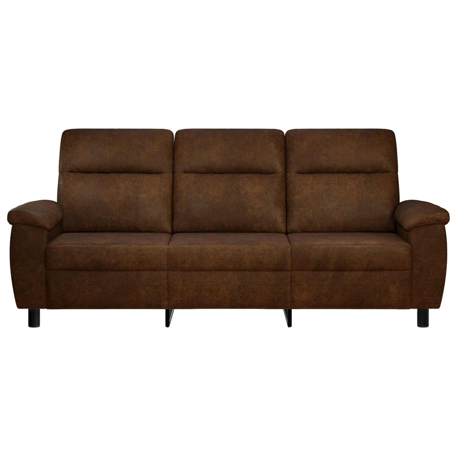 Bank Bruin 214 x 90 x 95 cm Nep Suede Leer