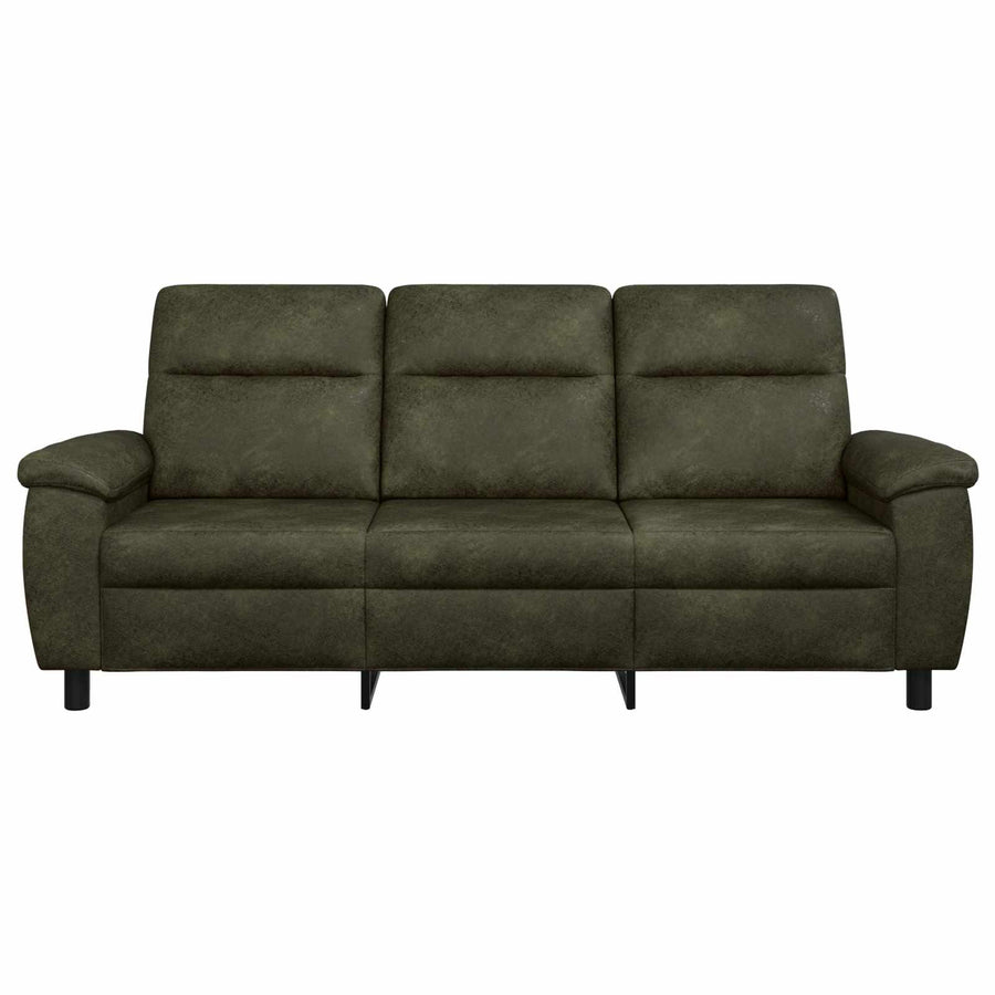 Bank Legergroen 214 x 90 x 95 cm Nep Suede Leer