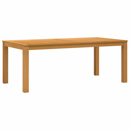 Eettafel 200 x 100 x 75 cm Massief Eikenhout Naturel