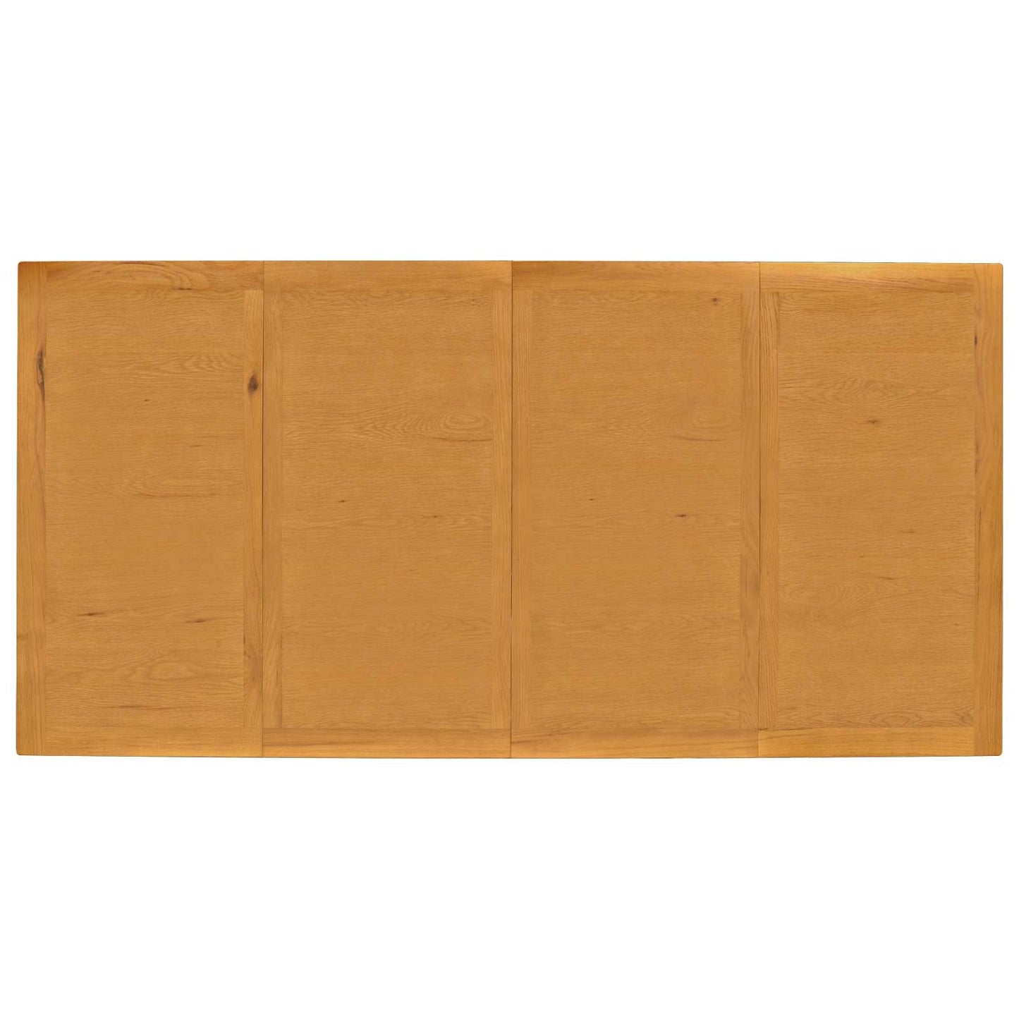 Eettafel 200 x 100 x 75 cm Massief Eikenhout Naturel