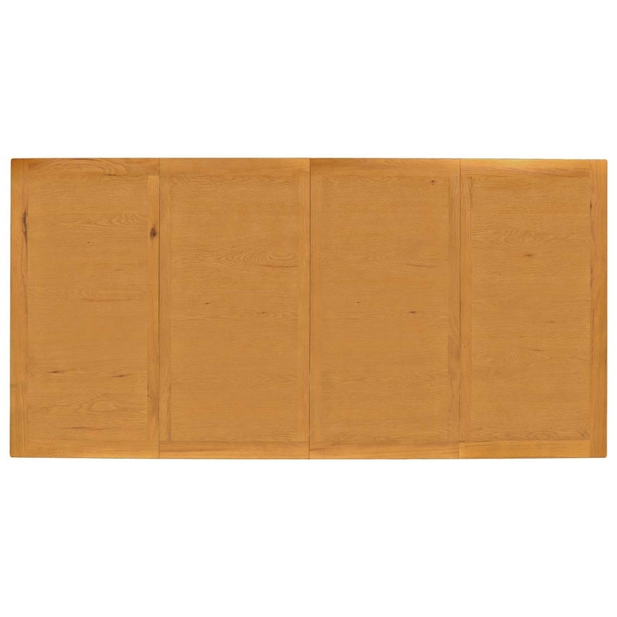 Eettafel 200 x 100 x 75 cm Massief Eikenhout Naturel